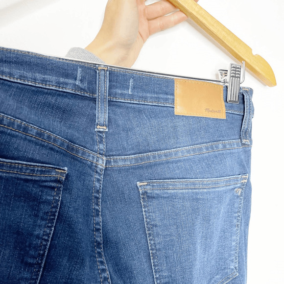 Madewell 10" High Rise Skinny Jeans Women's Hayes Wash F4684 stretch cotton 29 - Picture 5 of 9